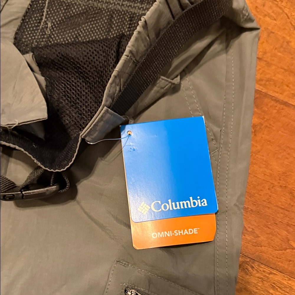 Men's Columbia Gray Cargo Pants - Picture 4 of 5